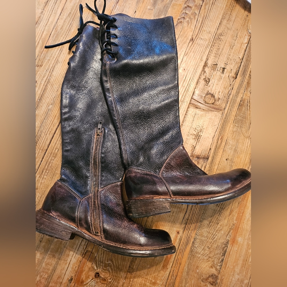 Bed Stu knee high leather boots